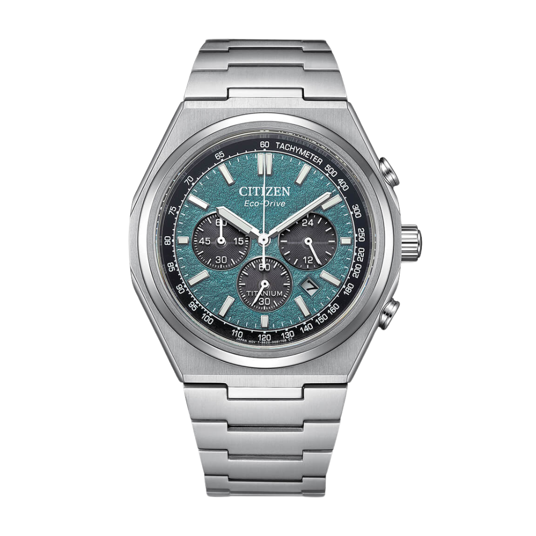 CITIZEN CA4610-85X Super Titanium Zenshin Eco-Drive Chronograph Men Watch