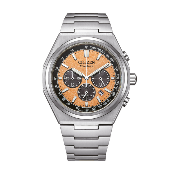 CITIZEN CA4610-85Z Super Titanium Zenshin Eco-Drive Chronograph Men Watch