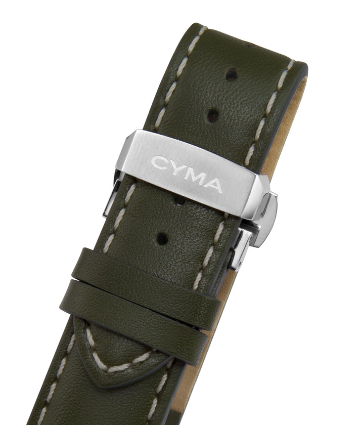 CYMA W02-00684-001GR GRAND MAESTRO THE PILOT LIMITED EDITION AUTOMATIC CHRONOGRAPH MEN WATCH