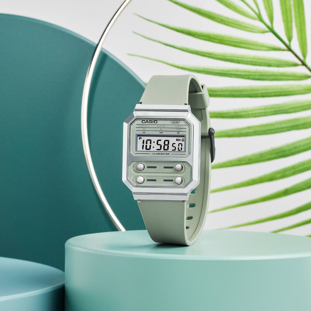 CASIO GENERAL VINTAGE A100WEF-3ADF DIGITAL WOMEN WATCH