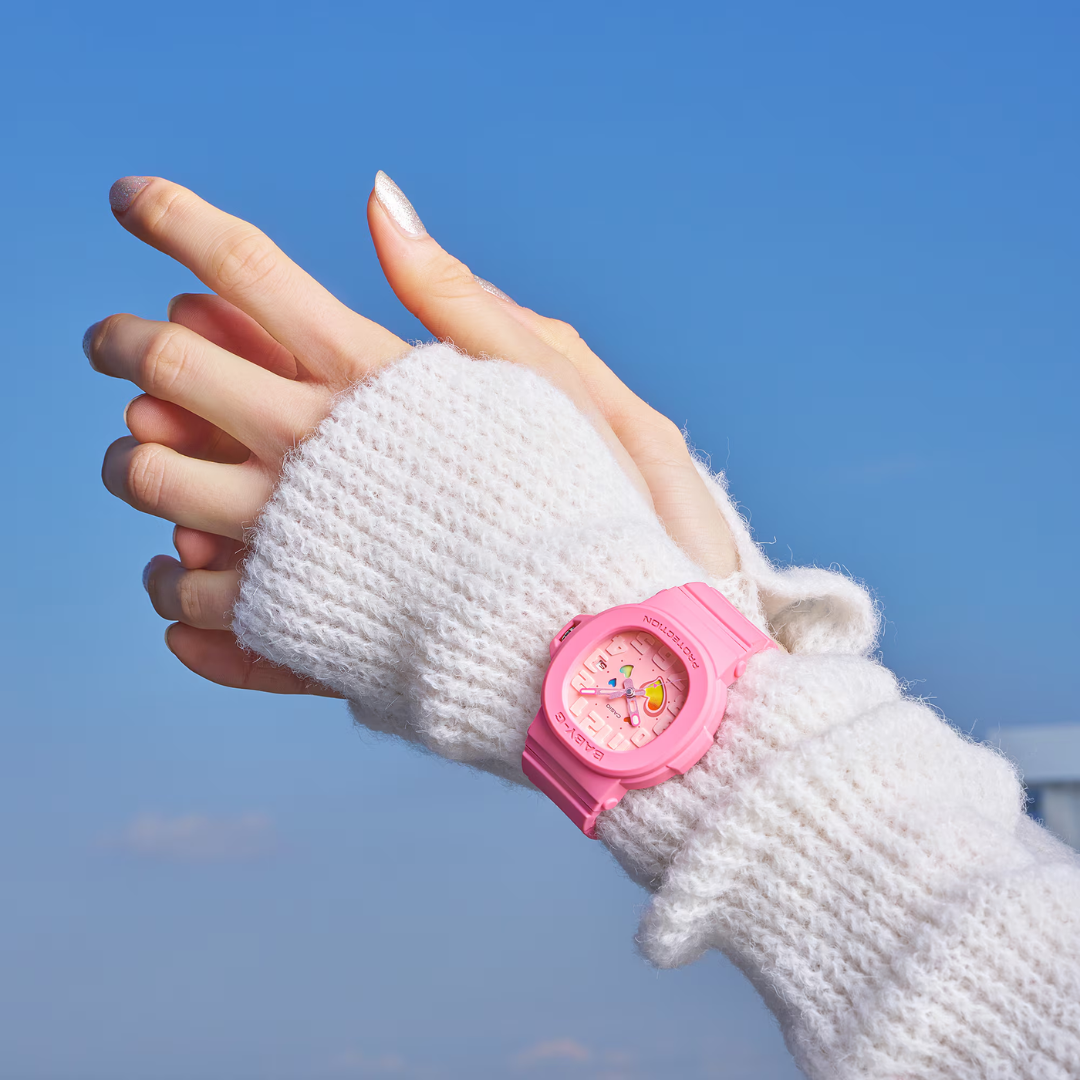CASIO BABY-G BGA-10-4ADR PLAYFUL HEARTS ANALOG WOMEN WATCH