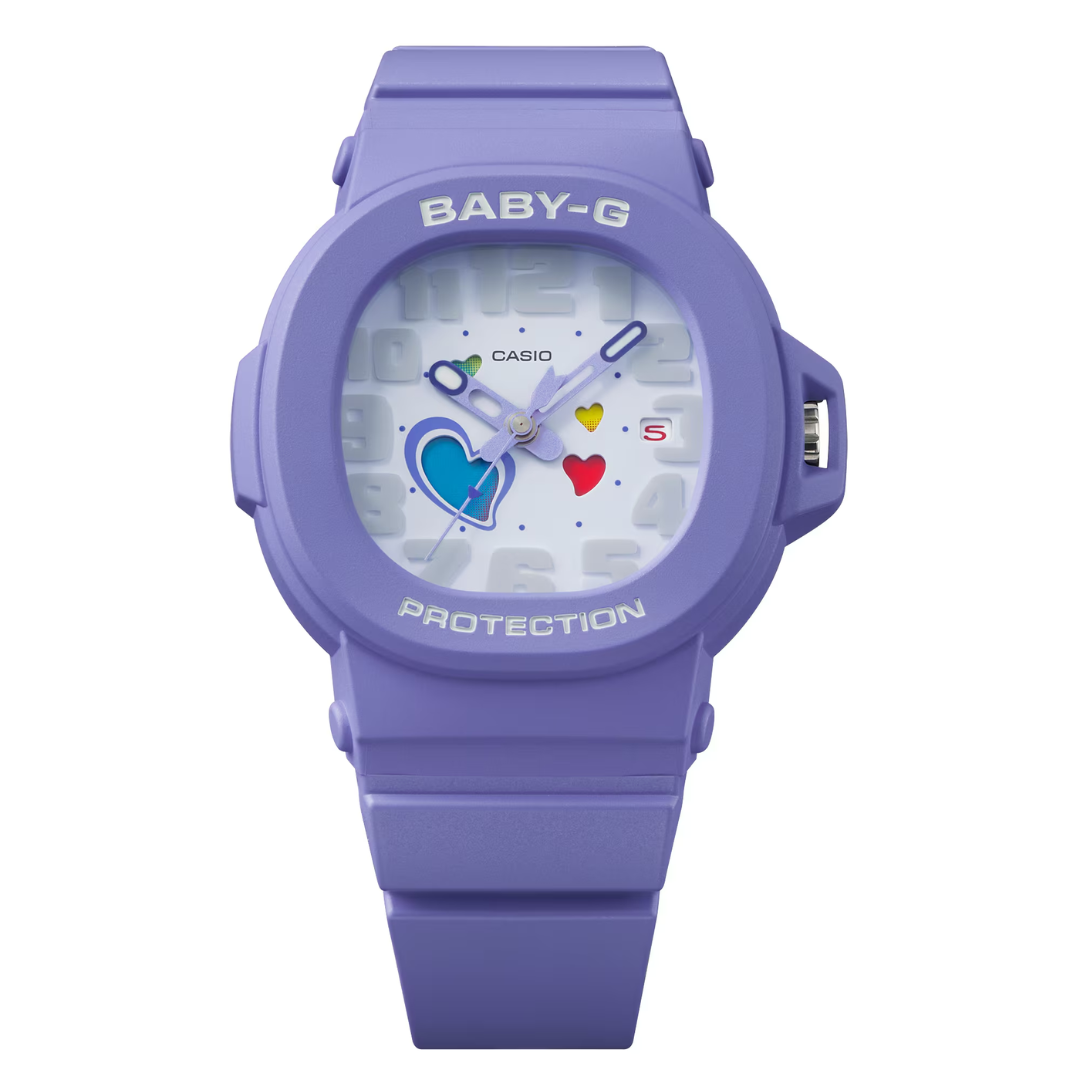[CITY CHAIN EXCLUSIVE] CASIO BABY-G BGA-10-6ADR PLAYFUL HEARTS ANALOG WOMEN WATCH