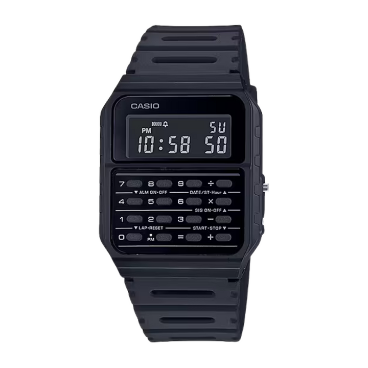 CASIO GENERAL CA-53WF-1BDF DATA BANK DIGITAL BLACK MEN WATCH