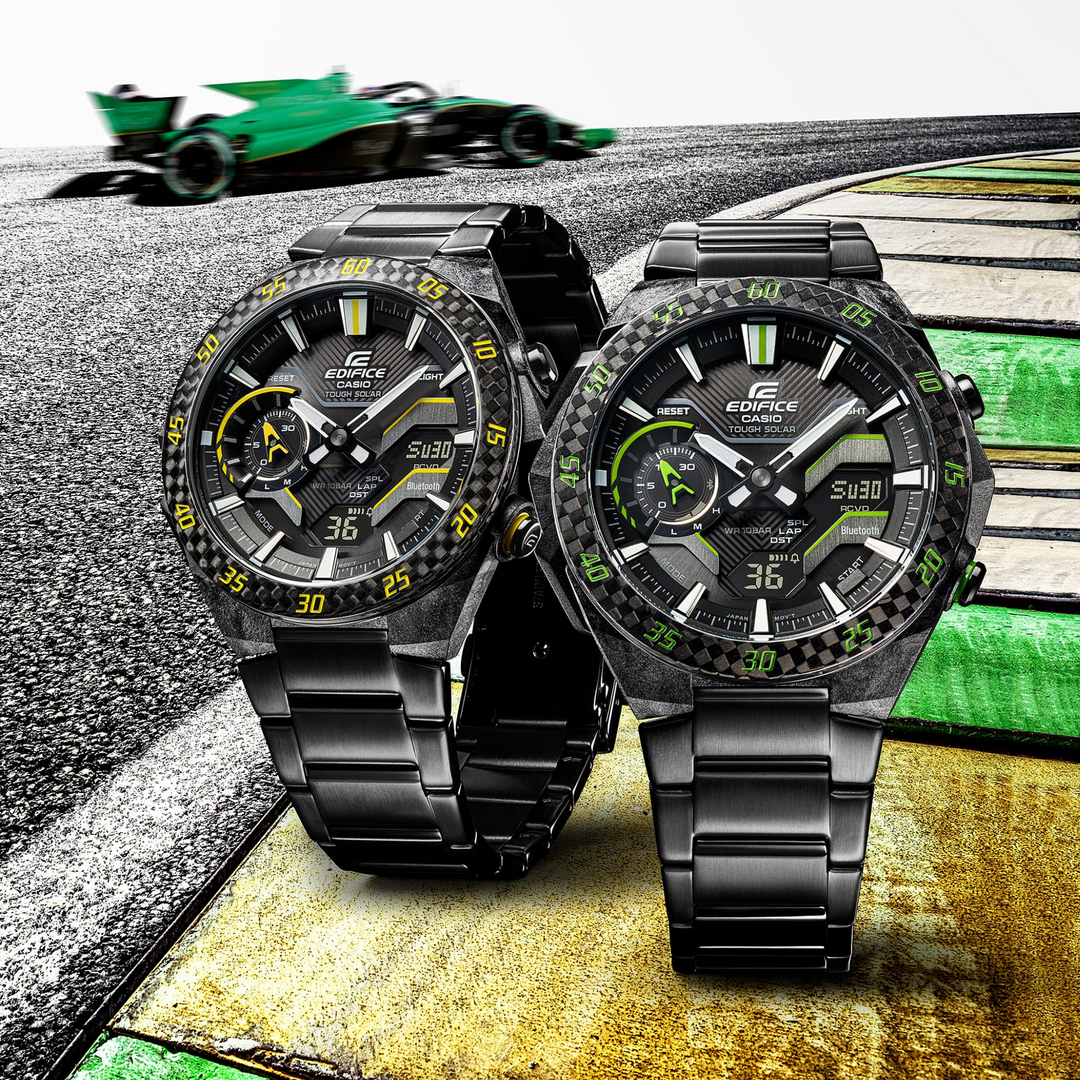 CASIO EDIFICE ECB-2200RC-1A9DF WINDFLOW MEN WATCH
