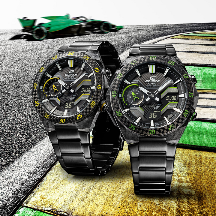 CASIO EDIFICE ECB-2200RC-1A9DF WINDFLOW MEN WATCH