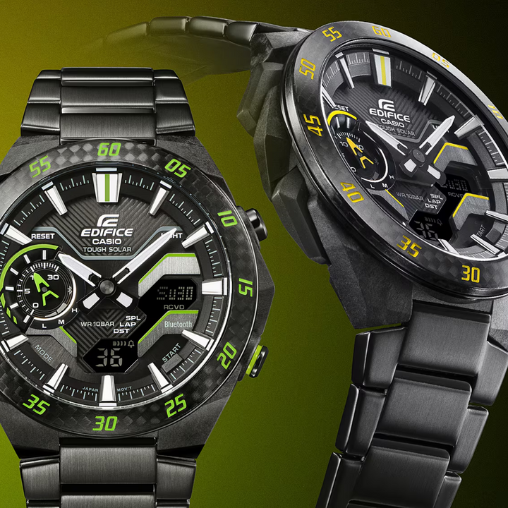 CASIO EDIFICE ECB-2200RC-1A9DF WINDFLOW MEN WATCH