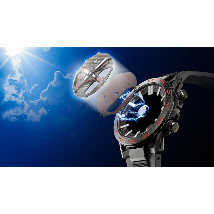 CASIO EDIFICE ECB-2200RC-1A9DF WINDFLOW MEN WATCH