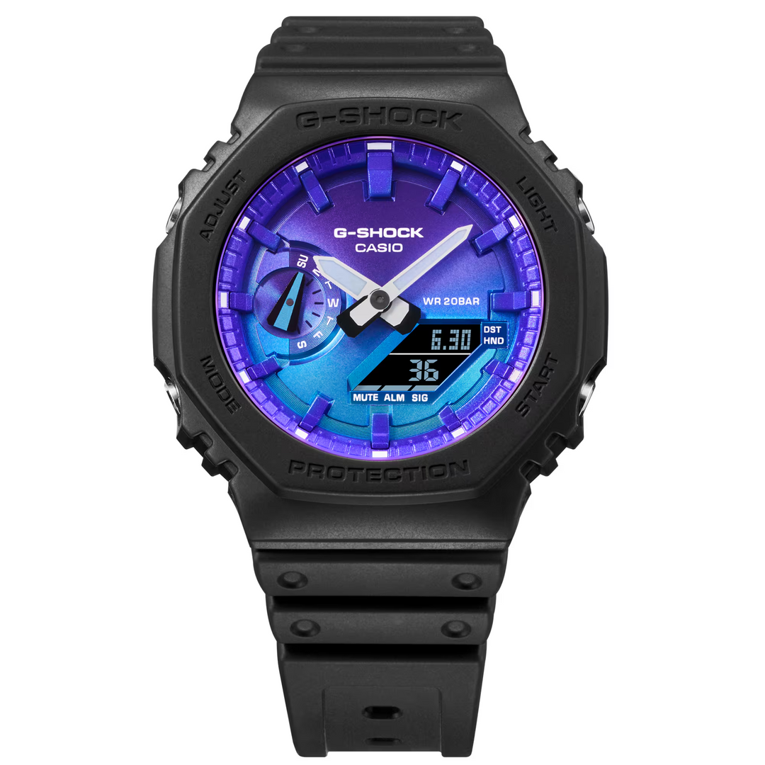CASIO G-SHOCK GA-2100FL-1ADR STANDARD ANALOG-DIGITAL BLUE