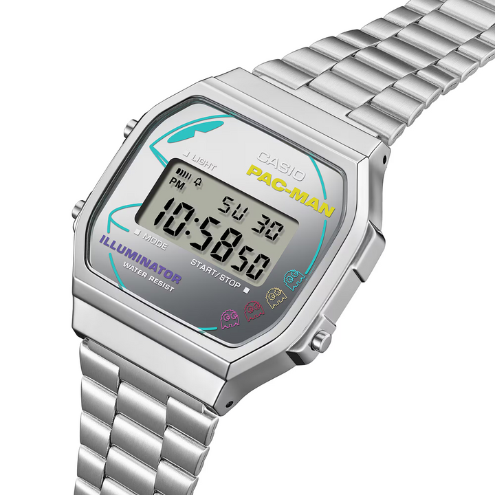 CASIO G-SHOCK PAC-MAN COLLABORATION VINTAGE MEN WATCH A168WEPC-7ADR