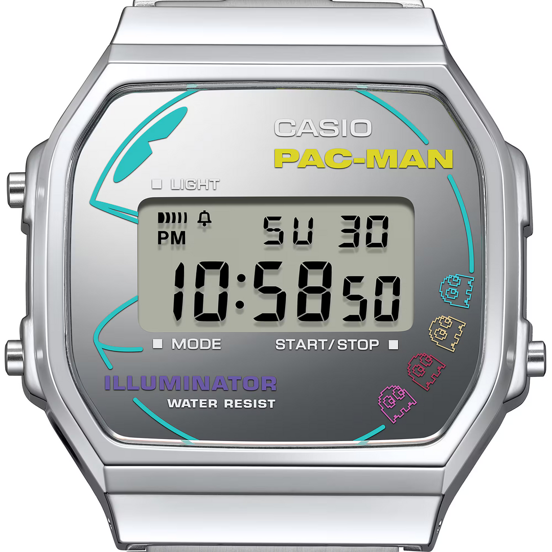 CASIO G-SHOCK PAC-MAN COLLABORATION VINTAGE MEN WATCH A168WEPC-7ADR