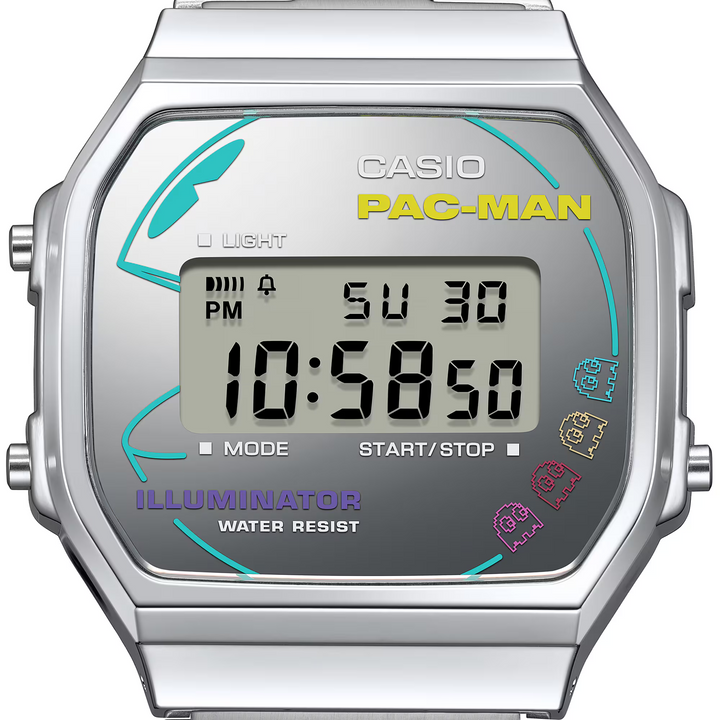 CASIO G-SHOCK PAC-MAN COLLABORATION VINTAGE MEN WATCH A168WEPC-7ADR