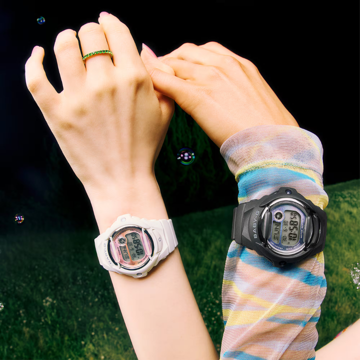 CASIO BABY-G BG-169GD-7DR DIGITAL MATTE WHITE WOMEN WATCH