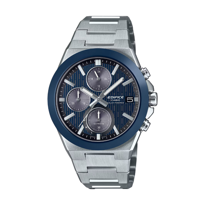CASIO EDIFICE CERAMIC BEZEL EFS-S650D-2ADF SOLAR CHRONOGRAPH MEN WATCH