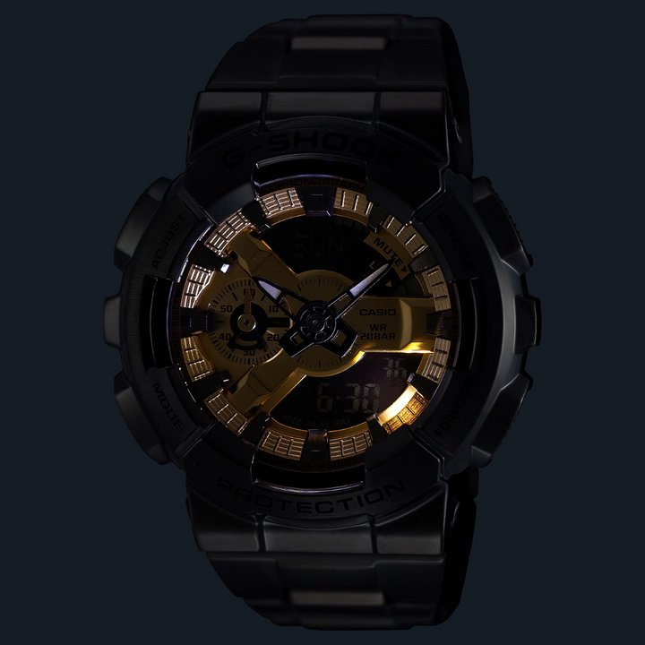 CASIO G-SHOCK G-STEEL GM-110BD-1A9DR ANALOG-DIGITAL MEN WATCH