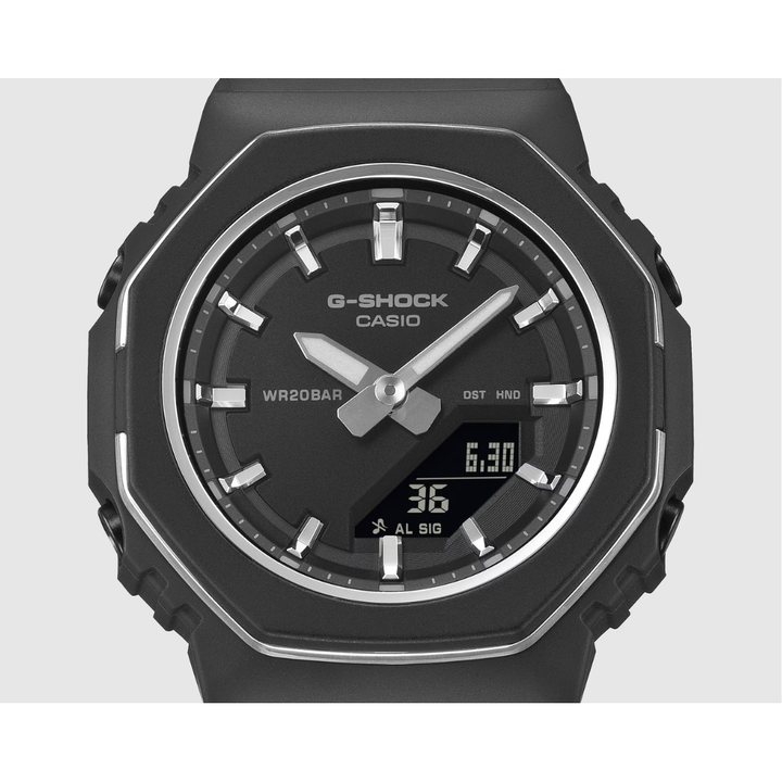 CASIO G-SHOCK GMA-P2110B-1ADR ANALOG-DIGITAL BLACK WOMEN WATCH