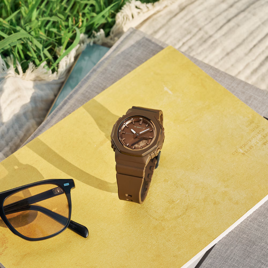 CASIO G-SHOCK GMA-P2110B-5ADR ANALOG-DIGITAL BROWN WOMEN WATCH