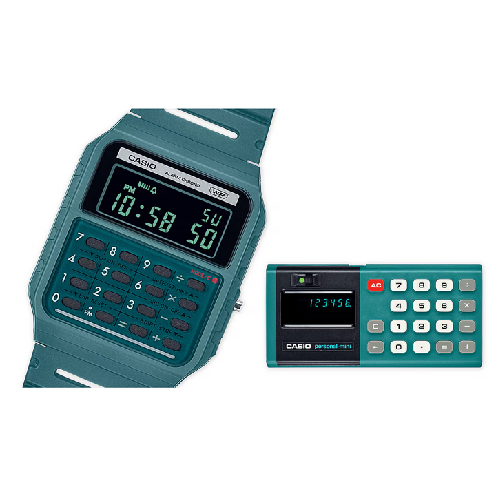CASIO GENERAL CA-53WB-3BDF DIGITAL CALCULATOR MEN WATCH