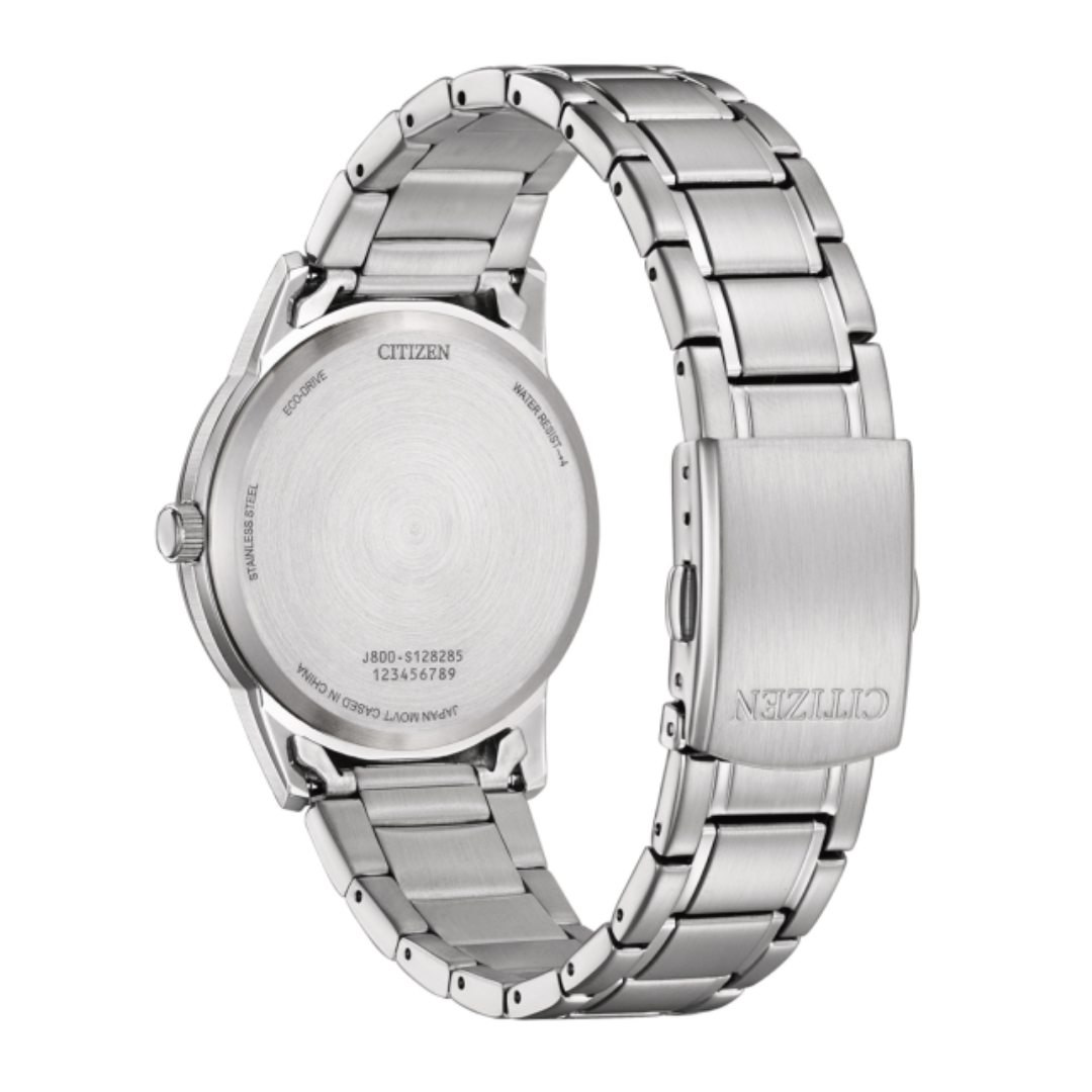 CITIZEN ECO-DRIVE AW0100-86X CHRONOGRAPH STAINLESS STEEL MEN WATCH