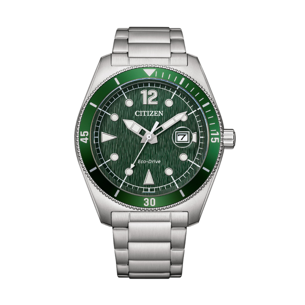 CITIZEN ECO-DRIVE AW1880-55X STAINLESS STEEL MEN WATCH