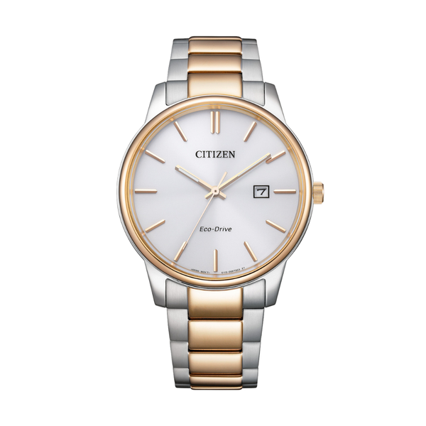 CITIZEN ECO-DRIVE BM7686-51A TWO-TONE STAINLESS STEEL MEN WATCH