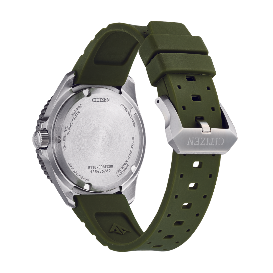 CITIZEN PROMASTER ECO-DRIVE BN0265-00A GREEN MEN WATCH