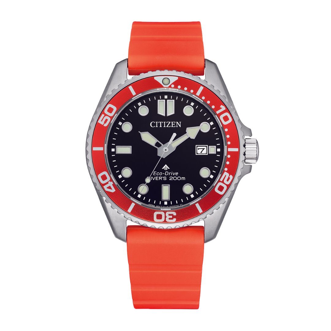CITIZEN PROMASTER ECO-DRIVE BN0268-01E ORANGE MEN WATCH