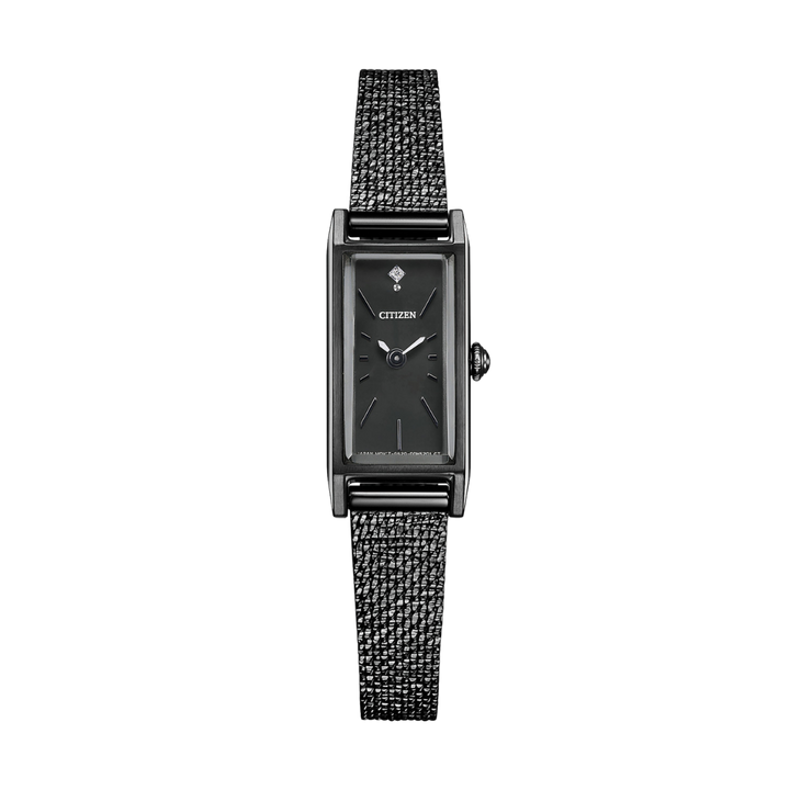 citizen kii eco-drive 2 hands with a diamond at 12 o&