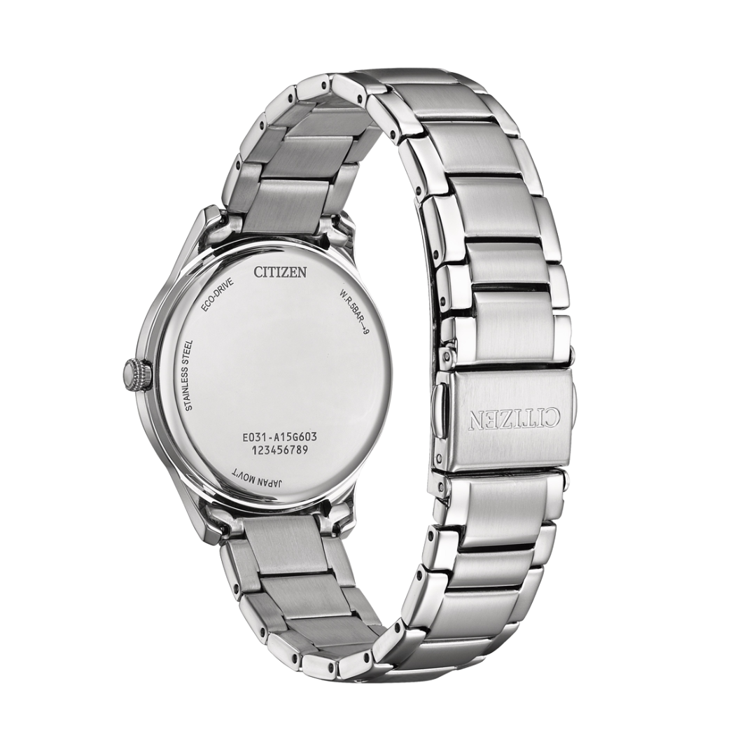 CITIZEN EM1220-58A ECO-DRIVE STAINLESS STEEL WOMEN WATCH