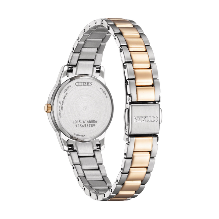 CITIZEN ECO-DRIVE EW2746-53A TWO-TONE STAINLESS STEEL WOMEN WATCH