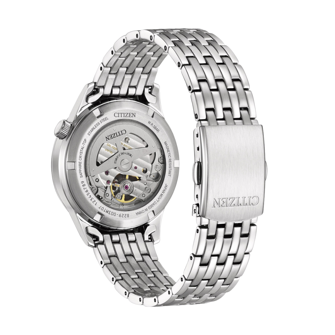 CITIZEN MECHANICAL NH9138-82L STAINLESS STEEL MEN WATCH