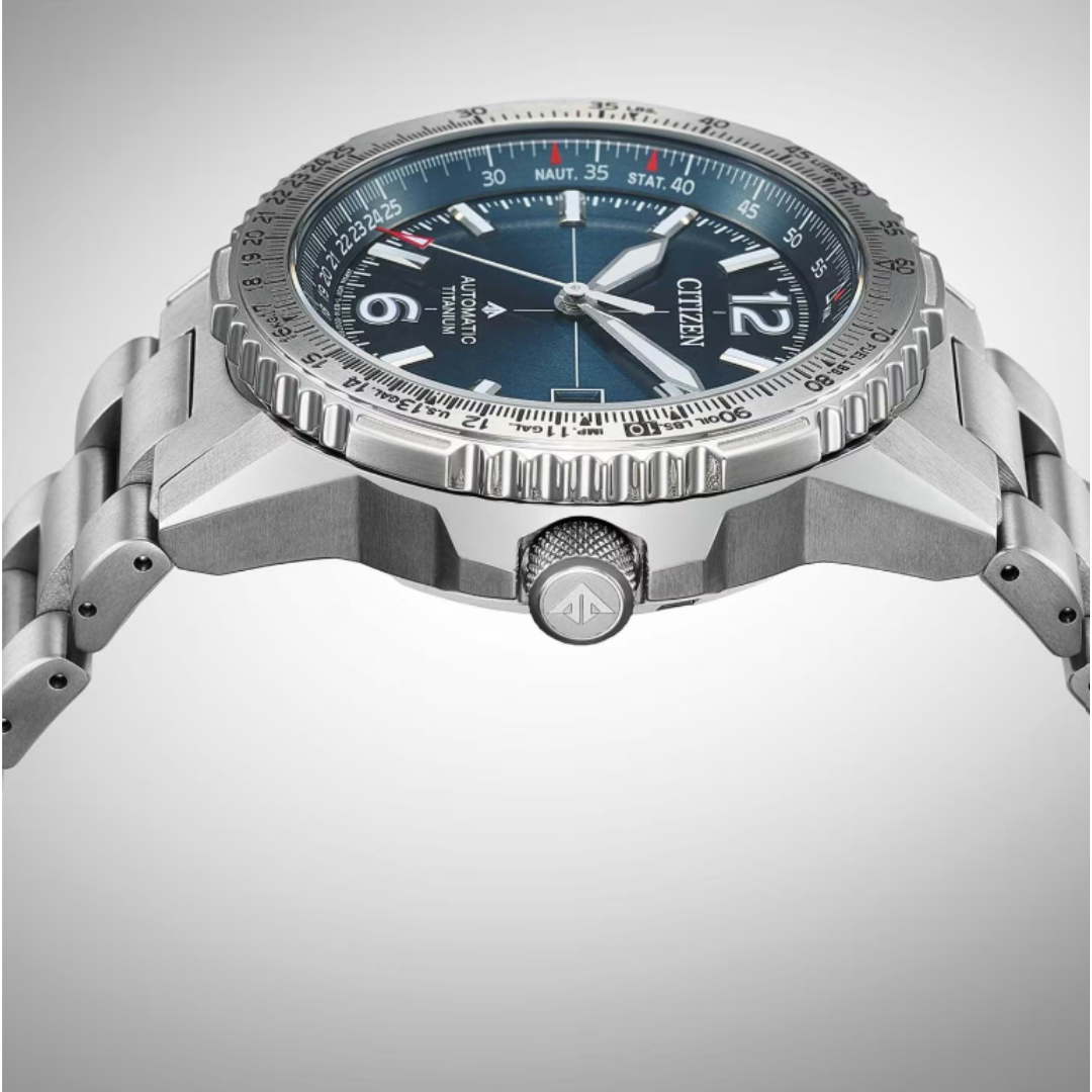 CITIZEN PROMASTER SKY NAVIHAWK NK0040-58L MECHANICAL SUPER TITANIUM MEN WATCH