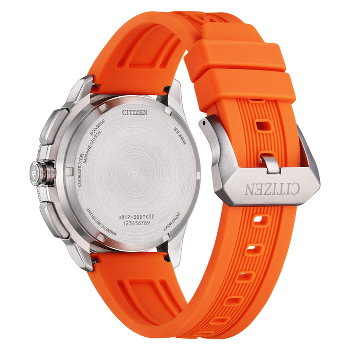 CITIZEN PROMASTER ECO-DRIVE JV3000-13E BENEBiOL™ STRAP ORANGE MEN WATCH