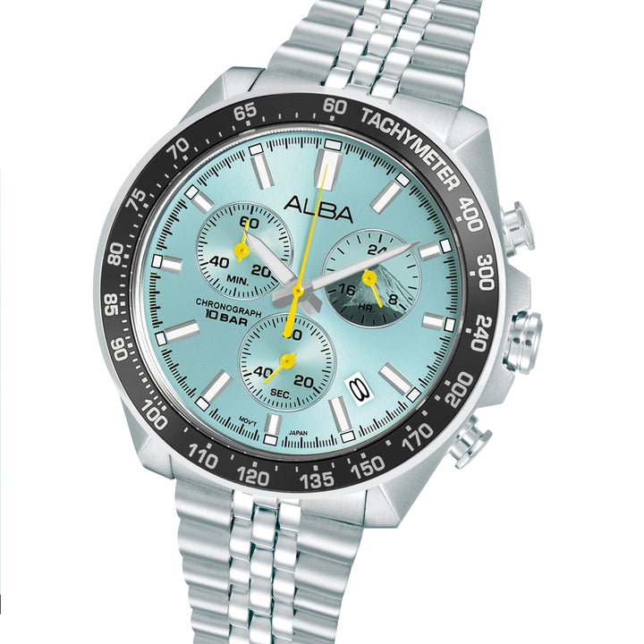 ALBA AX7031X SIGNA QUARTZ CHRONOGRAPH MEN WATCH
