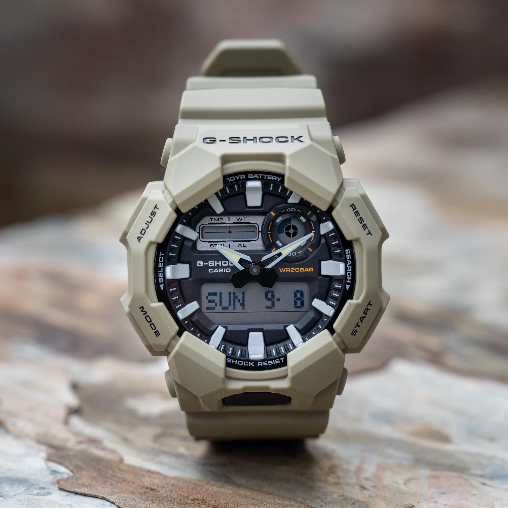 Casio G-SHOCK GA-010-5ADR Analog-Digital Brown Resin Watch – City