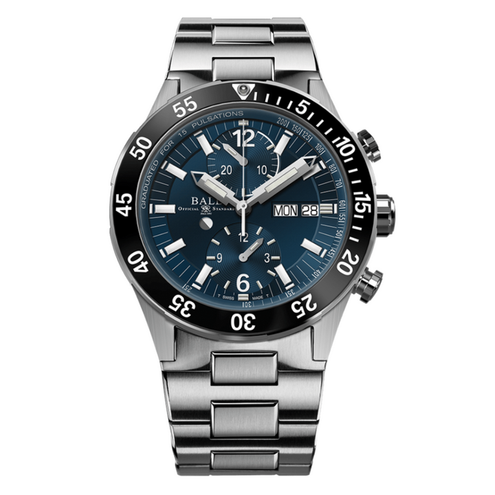 BALL ROADMASTER LIMITED EDITION DC3030C-S-BE RESCUE CHRONOGRAPH MEN WATCH