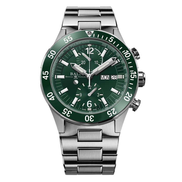 BALL ROADMASTER LIMITED EDITION DC3030C-S2-GR RESCUE CHRONOGRAPH MEN WATCH