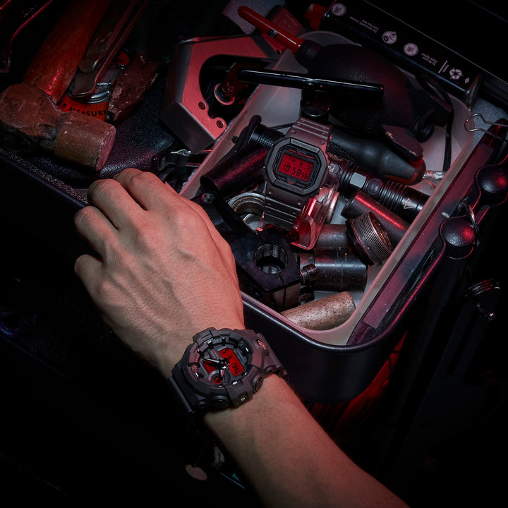CASIO G-SHOCK DW-5600BBR-1DR SPECIAL COLOR MODELS BLACK MEN WATCH