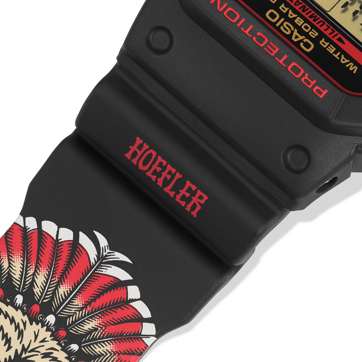 CASIO G-SHOCK DW-5600KH-1DR KELVIN HOEFLER X POWELL PERALTA COLLABORATION MODEL DIGITAL BLACK WATCH