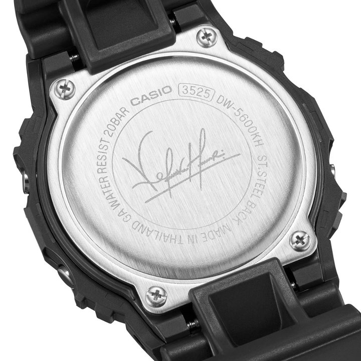 CASIO G-SHOCK DW-5600KH-1DR KELVIN HOEFLER X POWELL PERALTA COLLABORATION MODEL DIGITAL BLACK WATCH