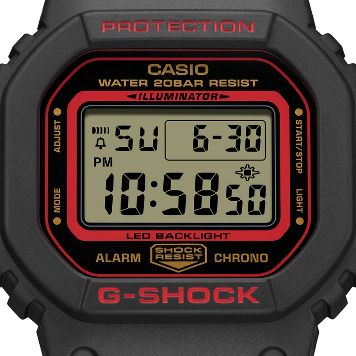 CASIO G-SHOCK DW-5600KH-1DR KELVIN HOEFLER X POWELL PERALTA COLLABORATION MODEL DIGITAL BLACK WATCH