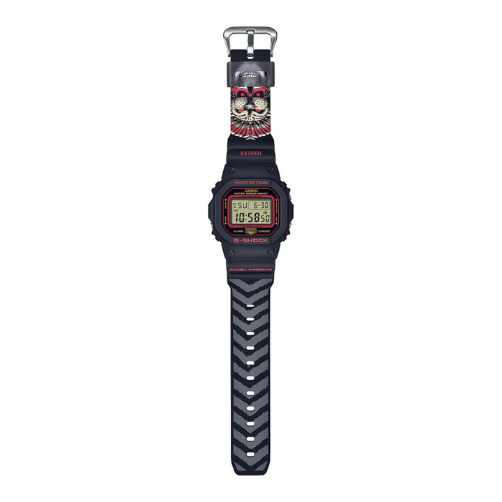 CASIO G-SHOCK DW-5600KH-1DR KELVIN HOEFLER X POWELL PERALTA COLLABORATION MODEL DIGITAL BLACK WATCH