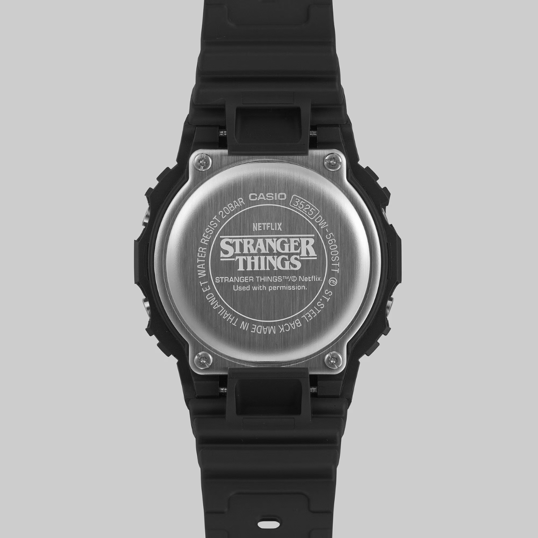 CASIO G-SHOCK DW-5600STT-1DR STRANGER THINGS COLLABORATION WATCH