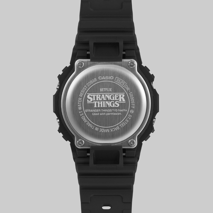 CASIO G-SHOCK DW-5600STT-1DR STRANGER THINGS COLLABORATION WATCH