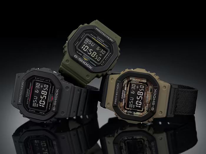 CASIO G-SHOCK DW-5610SU-3DR SPECIAL COLOUR MODELS GREEN WATCH