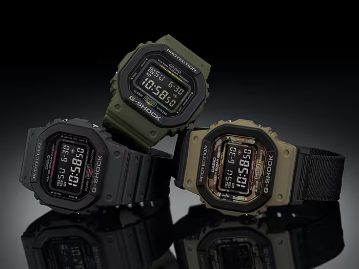 CASIO G-SHOCK DW-5610SU-8DR SPECIAL COLOUR MODELS GREY WATCH