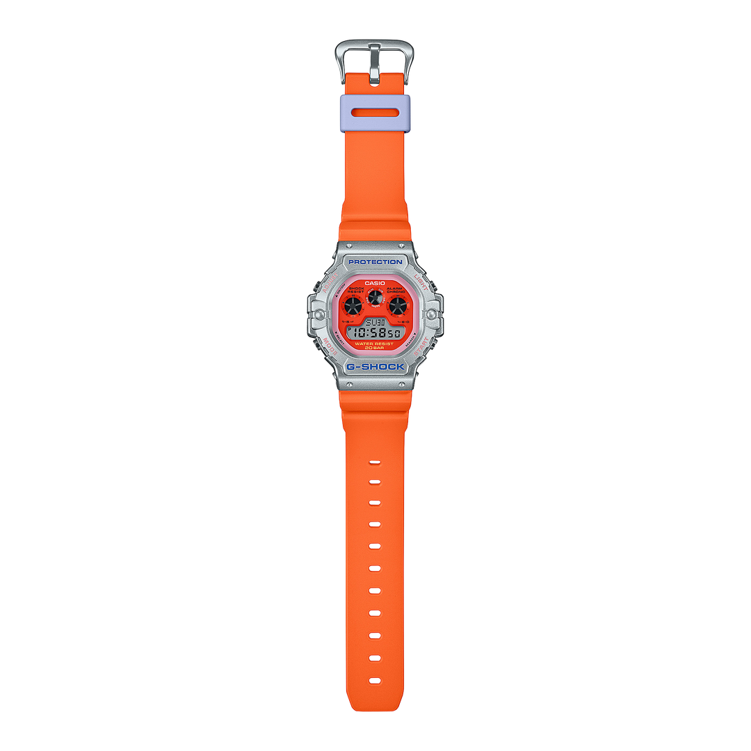 CASIO G SHOCK DW 5900EU 8A4DR ORANGE MEN WATCH CITY CHAIN City