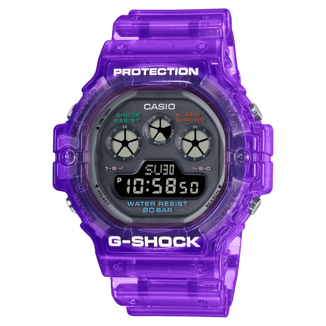 CASIO G-SHOCK DW-5900JT-6DR DIGITAL PURPLE WATCH