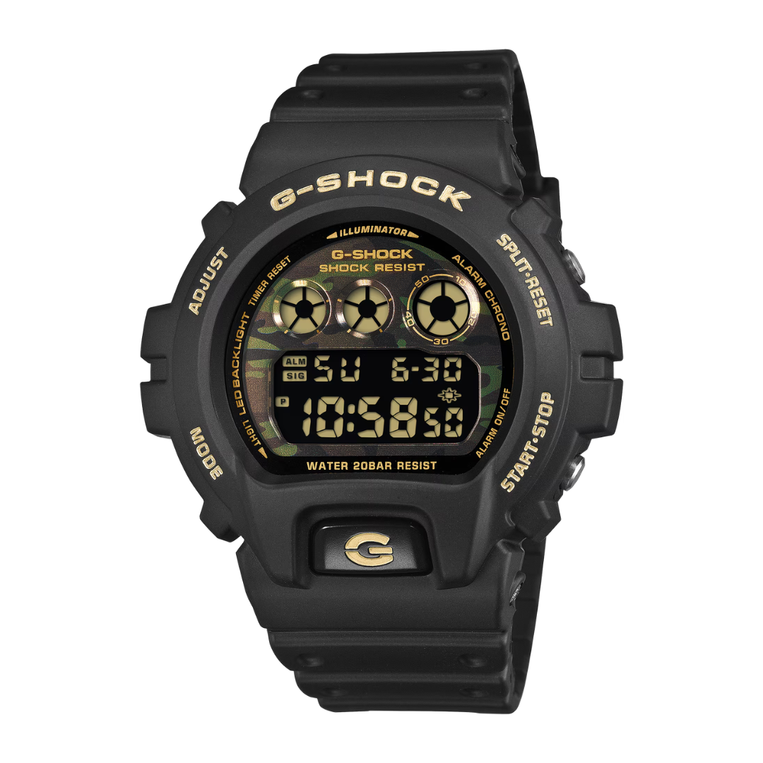 CASIO G-SHOCK DW-6900CF-1DR BOLD CAMO STANDARD DIGITAL MEN WATCH