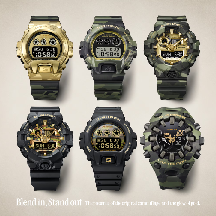 CASIO G-SHOCK GA-700CF-1ADR BOLD CAMO MEN WATCH