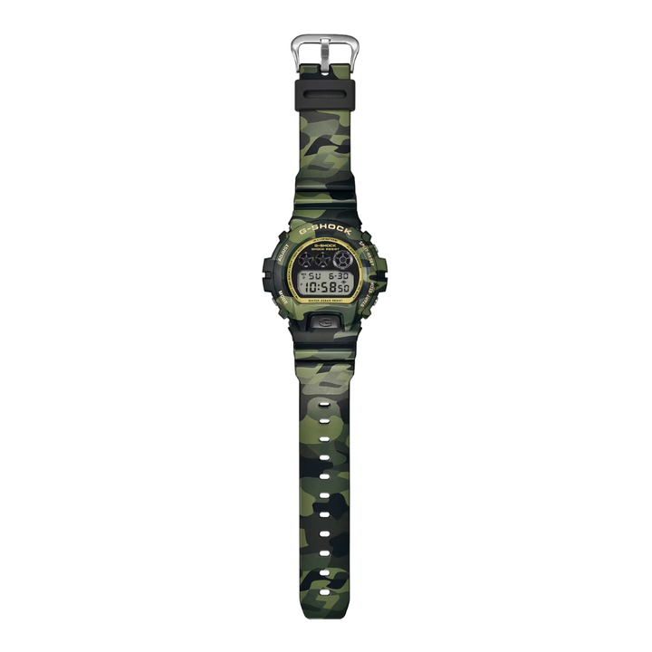 CASIO G-SHOCK DW-6900CMG-3DR BOLD CAMO STANDARD DIGITAL MEN WATCH